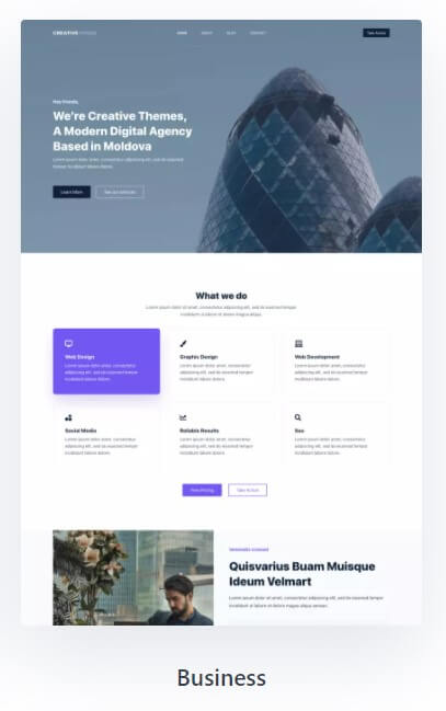Blocksy theme template