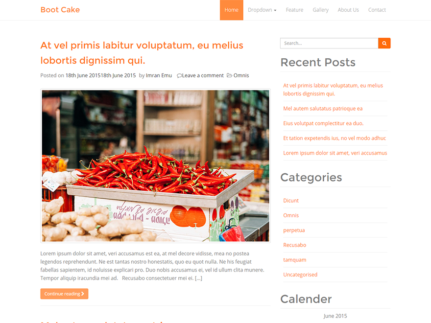 Bootcake Theme